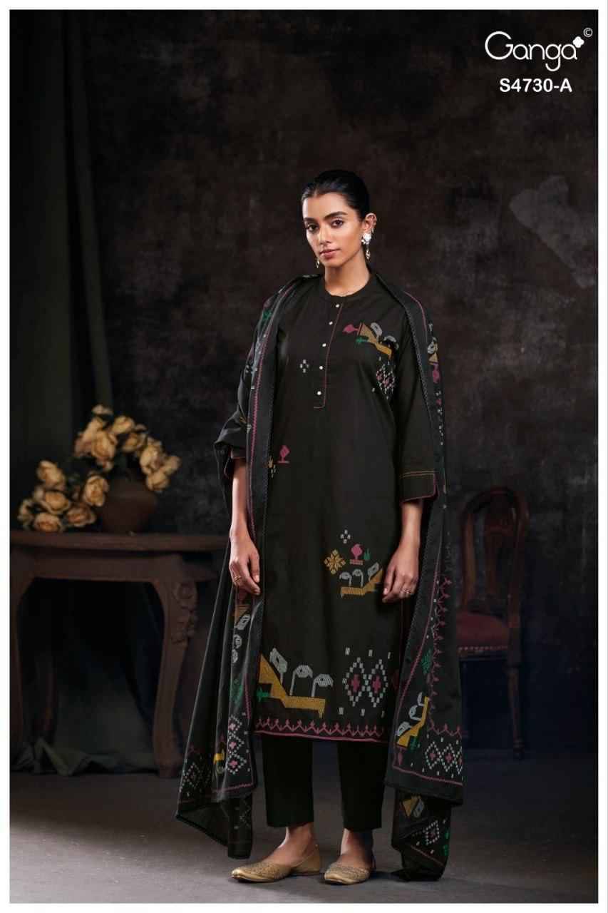 NAYVYA 4730 By Ganga Fashion Beautiful Festive Suits Stylish Colorful Fancy Casual Wear & Ethnic Wear PREMIUM COTTON Print Dresses At Wholesale Price